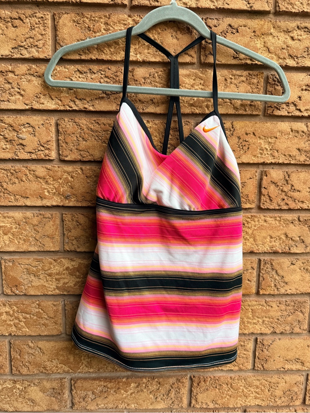 💫4/$25 • Nike Women's Stripe Racerback Tankini Top